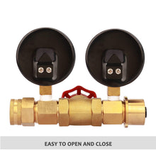 Load image into Gallery viewer, Dual Measurement Water Pressure Gauge &amp; Flow Meter Assembly, 0-160 PSI, 0-13 GPM
