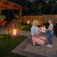 Load image into Gallery viewer, Waterproof Solar Powered 14" Lanterns – Stylish Flickering Candle for Outdoors
