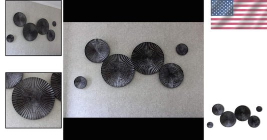 Sunburst Wall Hanging Art in Antique Zinc - Ideal Gift and Home Decoration