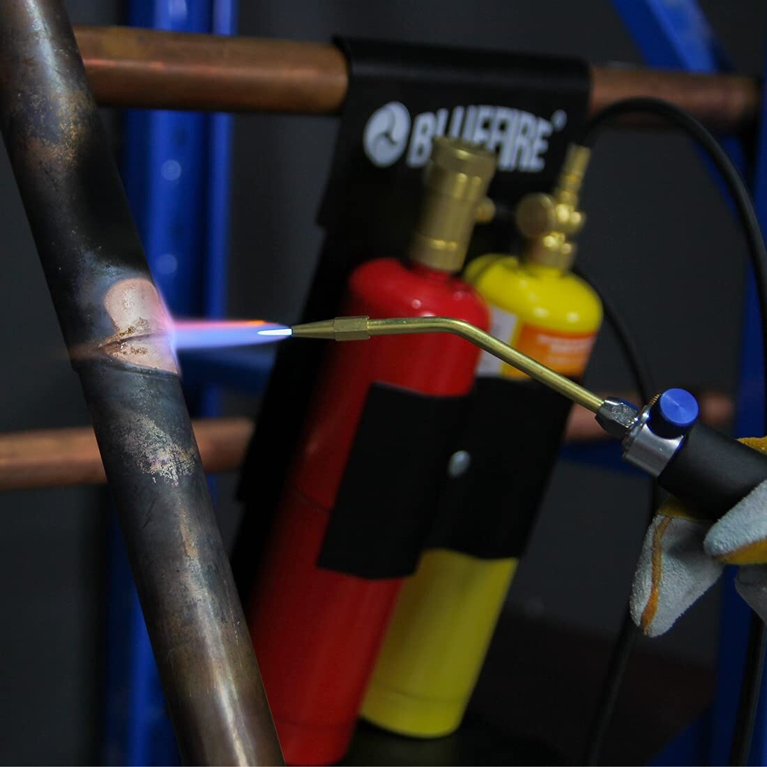 Heavy-Duty Oxypropane Cutting Torch Kit with Flint Lighter - Offers 5252°F Heat