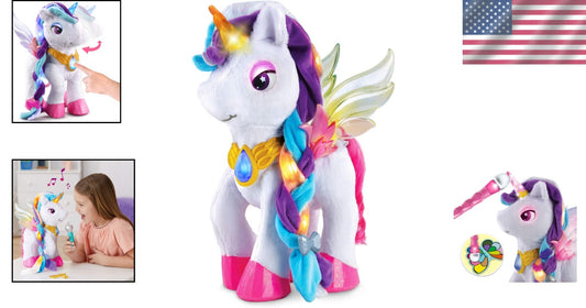 Myla The Magical Unicorn: Interactive Color-Changing Toy for Creative Play