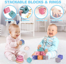 Load image into Gallery viewer, Premium Quality Montessori Toys: 5-in-1 Educational Set for Infant Development