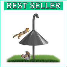 Load image into Gallery viewer, 19-Inch Squirrel Baffle in Galvanized Steel - Dual Mount for Bird Feeders