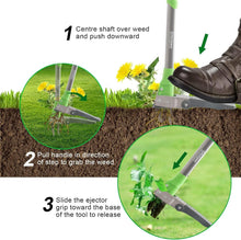 Load image into Gallery viewer, Ergonomic 40" Cast Iron Weed Puller - Hands-Free Dandelion Removal Tool