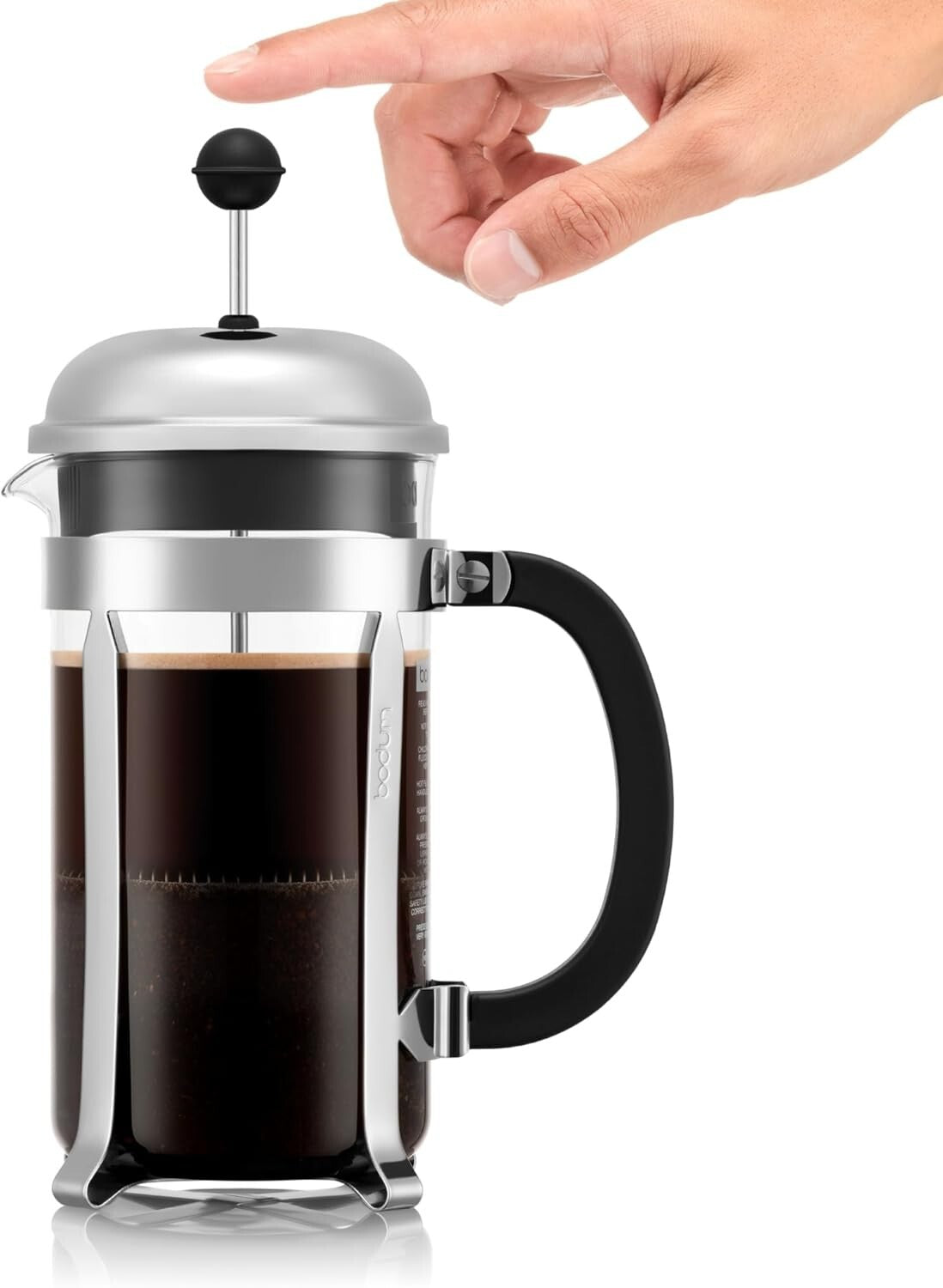 Durable 34oz Borosilicate Glass French Press Coffee Maker - Timeless Style
