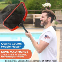 Load image into Gallery viewer, Ultimate ProTuff 19" Pool Cleaning Net - Strong Aluminum Frame &amp; Quick Attach
