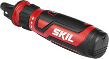 Load image into Gallery viewer, Cordless Electric Screwdriver with Circuit Sensor &amp; 45-Piece Bit Set - Red/Black