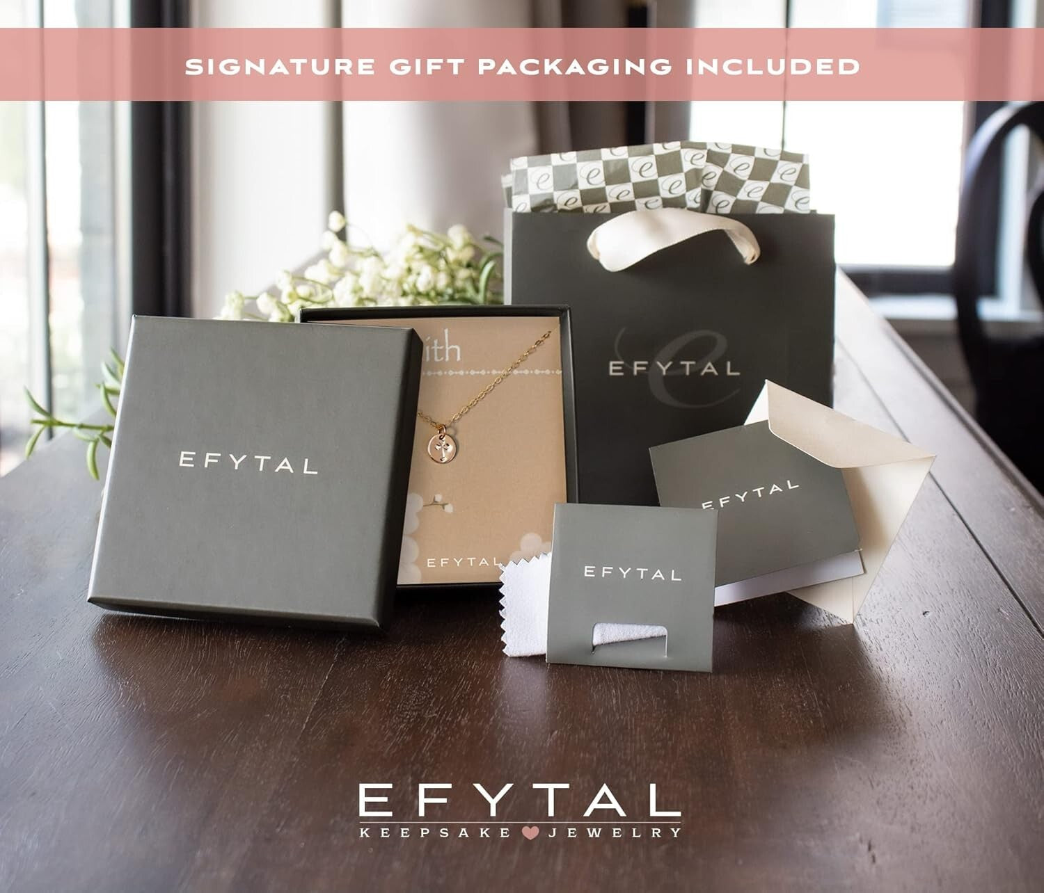 Timeless 14k Gold Filled Cross Necklace - Ideal for Women’s First Communion