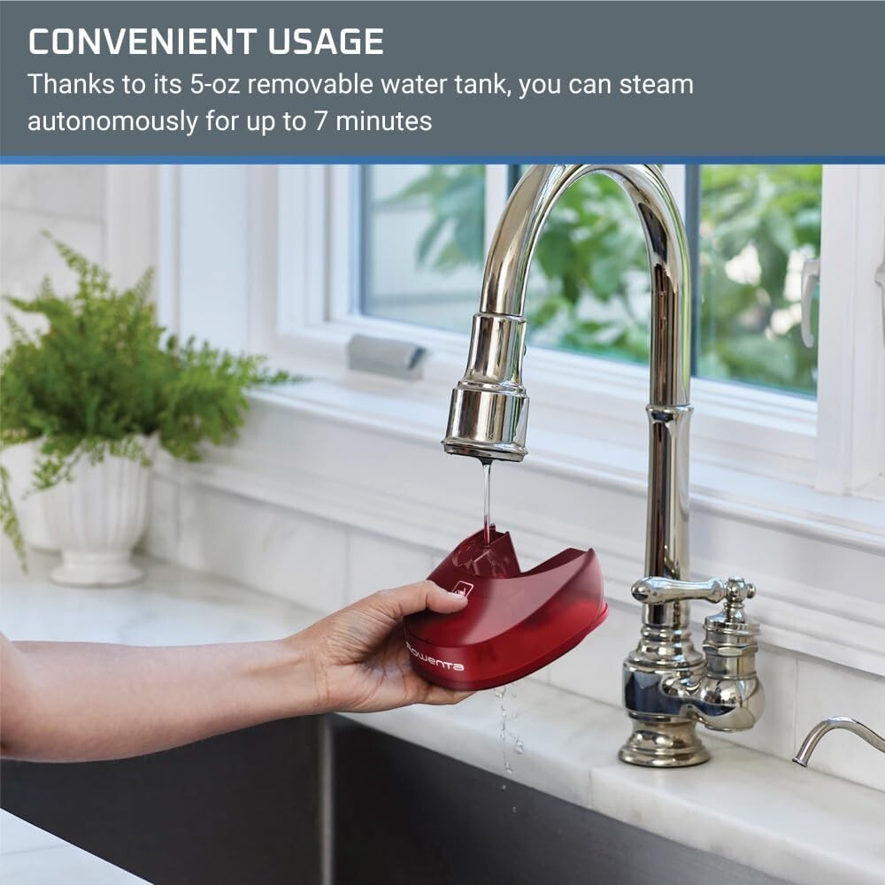 Portable 1400W Clothes Steamer with 15 Sec Heating for Quick Wrinkle Removal