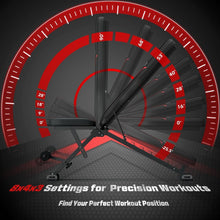 Load image into Gallery viewer, Multi-Purpose Adjustable Fitness Bench for Strength Training – Foldable Design