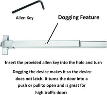 Load image into Gallery viewer, Easy Install Panic Exit Device - Push Bar for Commercial Use &amp; Compliance