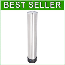 Load image into Gallery viewer, Self-Adjusting Pull-Type Cup Dispenser for 12-24 Oz Cups - Space-Saving Solution