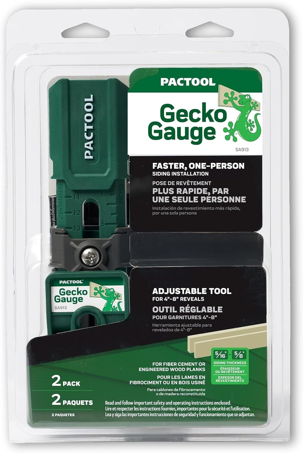 Adjustable Siding Gauge for Contractors - Perfect for Hardie & LP SmartSide