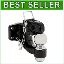 Load image into Gallery viewer, Professional 8 Ton Combination Hitch - Effortless Towing with Adjustable Height
