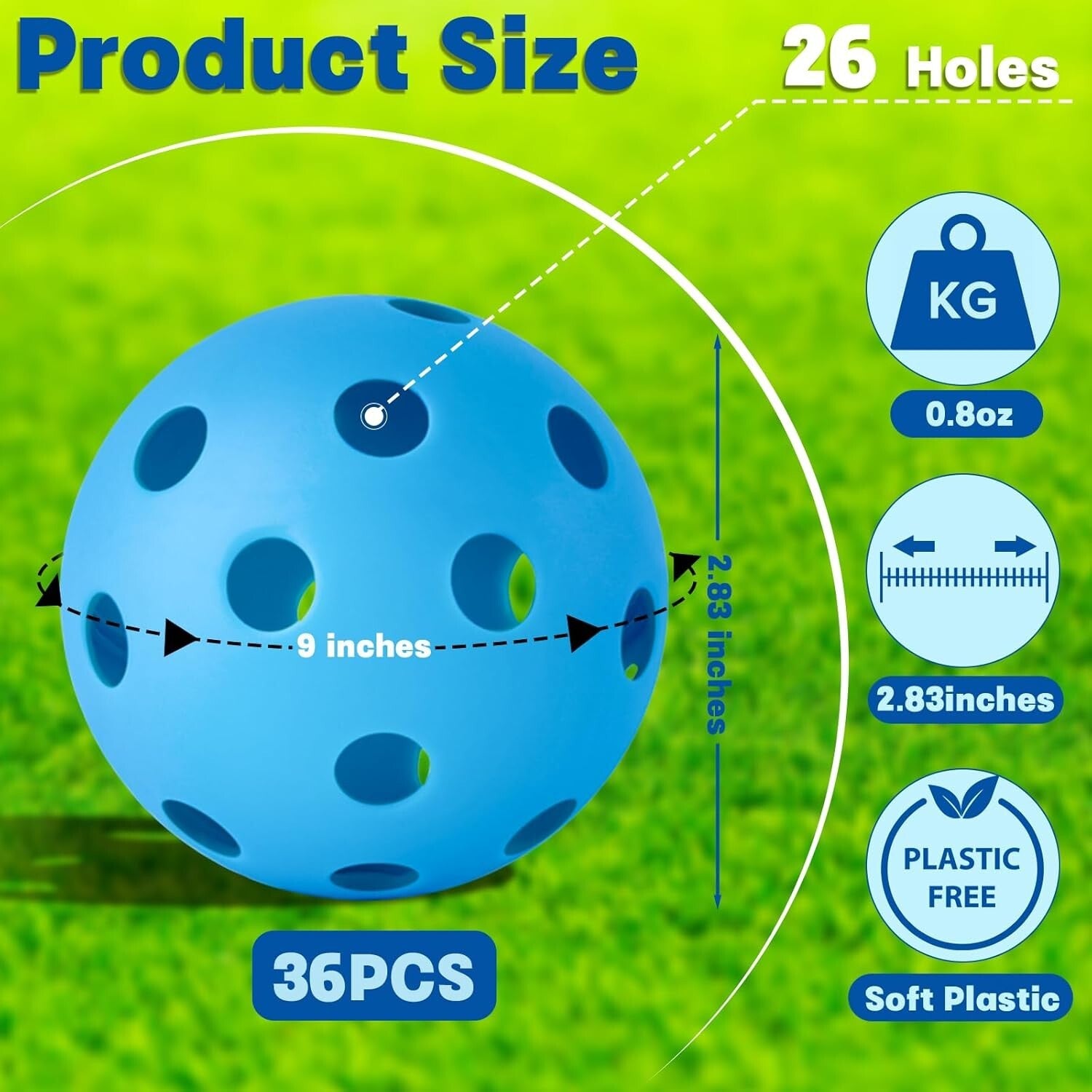 Durable 36 Pack Lightweight Baseball Practice Balls for Safe Indoor Training