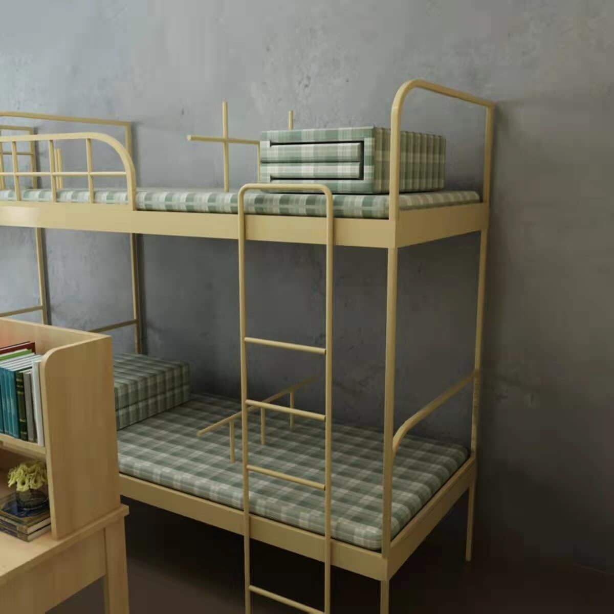 Textured Darker Grey Concrete Wallpaper 16"×1181" - Perfect for Bedroom & Gym