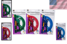 Load image into Gallery viewer, Precision Safety Compass and 6-Inch Protractor Combo - Assorted 12 Packs