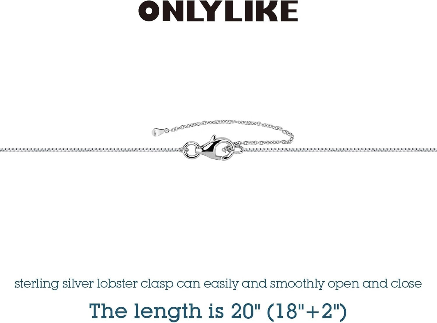 Eternity Moissanite Heart Necklace - Sterling Silver 'I LOVE YOU' Pendant Gift