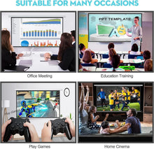 Load image into Gallery viewer, Space-Saving 120-Inch Electric Projector Screen - 4K 3D HD Perfect for Home