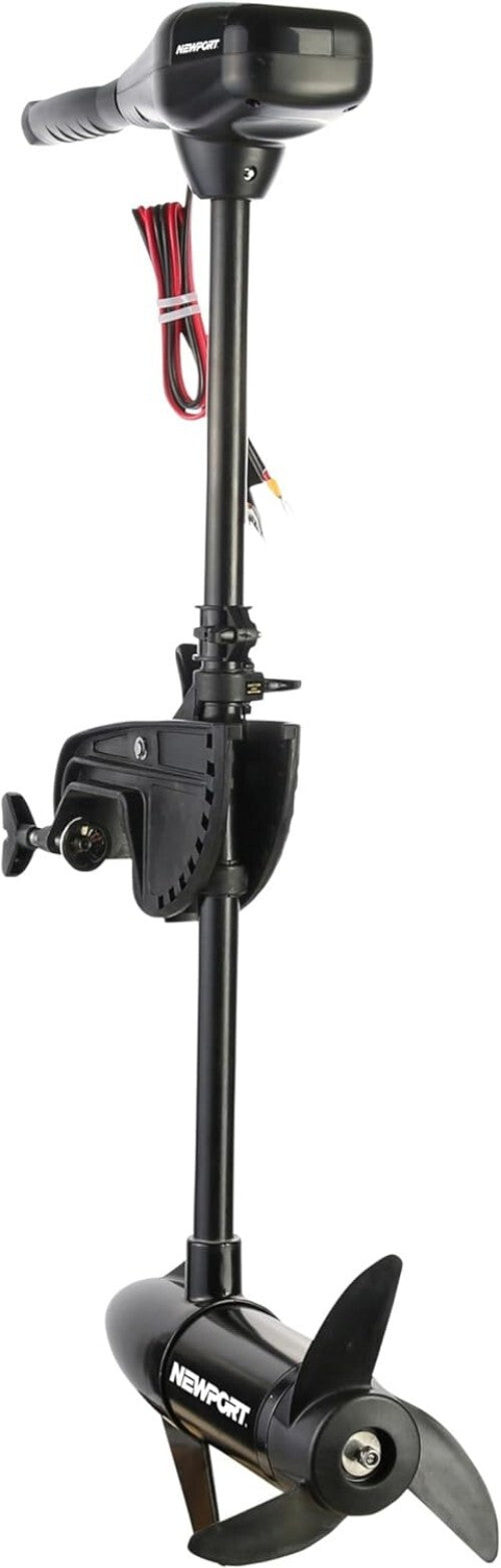 62lb Thrust Transom-Mounted Saltwater Trolling Motor with 8 Speeds & Propeller