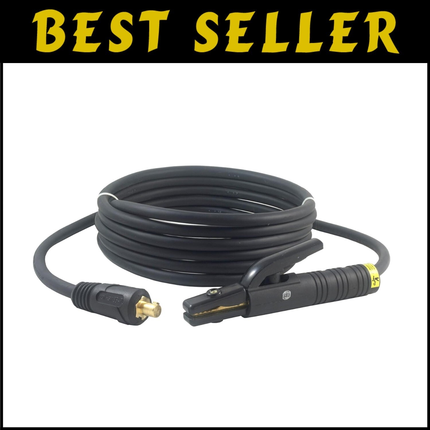 Flex-A-Prene 200 Amp Electrode Holder - 15 Feet Welding Cable, High Conductivity