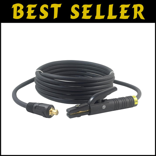 Flex-A-Prene 200 Amp Electrode Holder - 15 Feet Welding Cable, High Conductivity