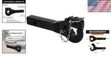 Load image into Gallery viewer, 10 TON Pintle Hitch Receiver Hook - Heavy-Duty Forged Steel Towing Solution