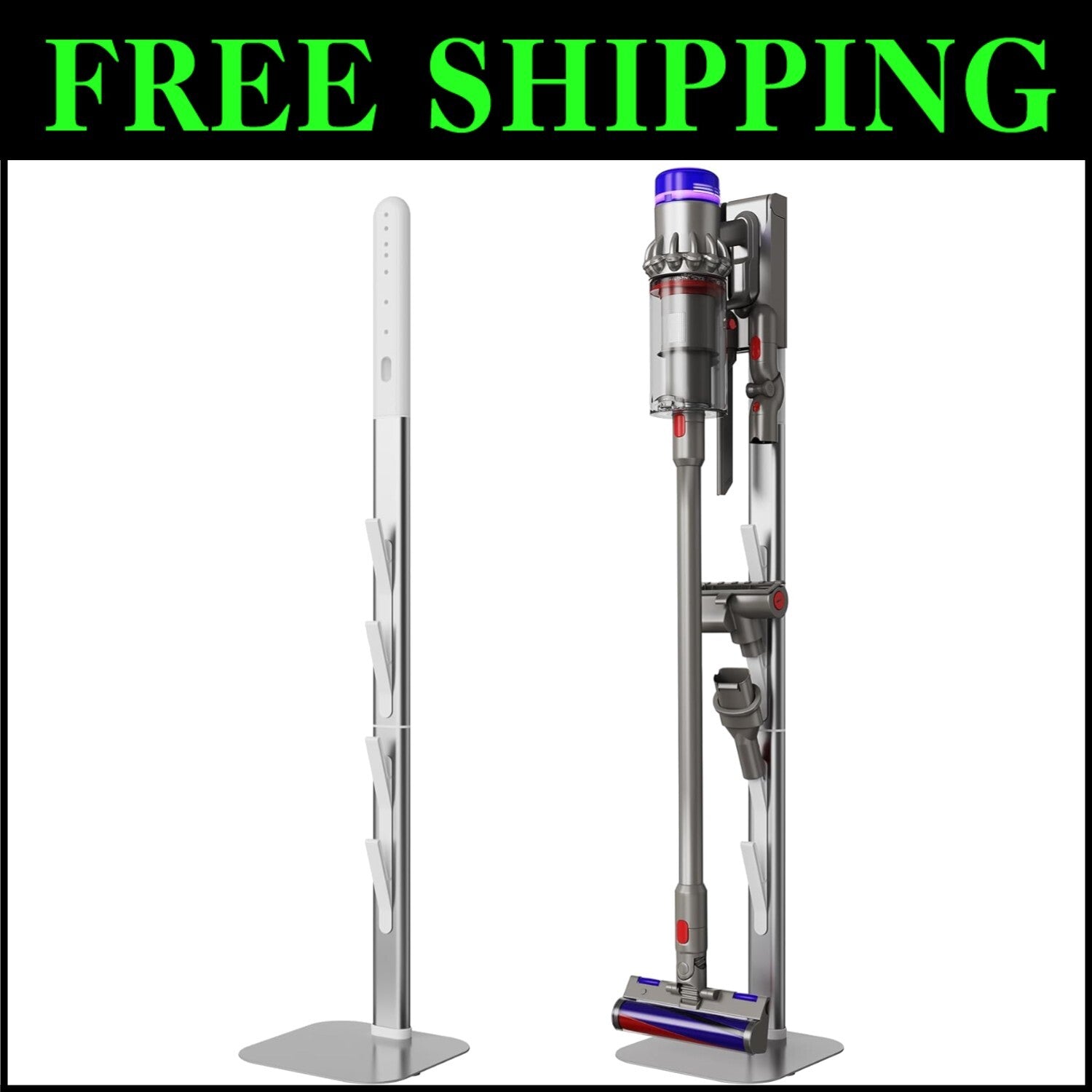 Multi-Functional Vacuum Dock for V7 V8 V10 V11 V12 V15 - Sturdy Aluminum Bracket