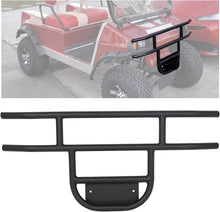 Load image into Gallery viewer, Sleek Matte Black Brush Guard for Club Car DS - Durable Steel Front Bumper