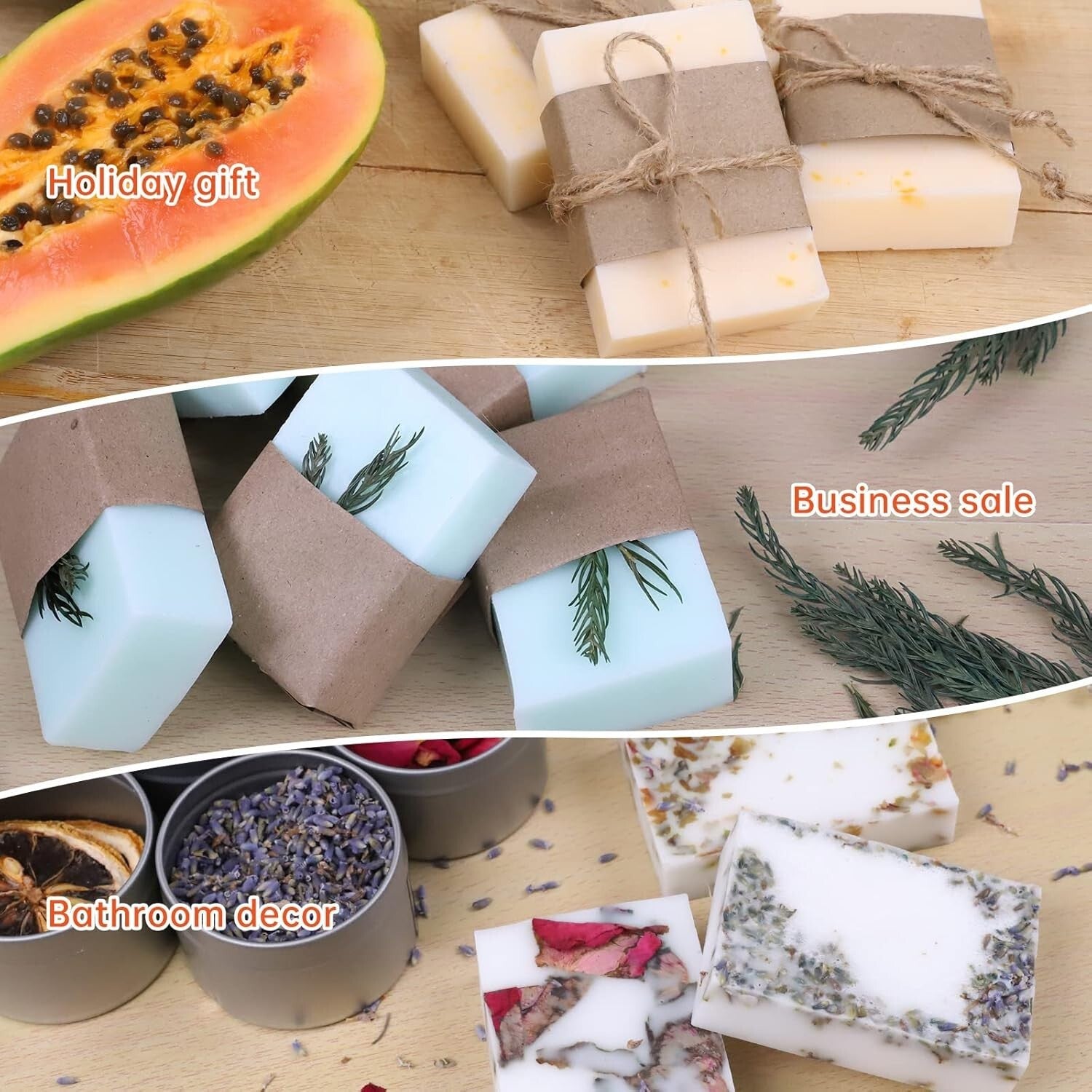 6Lbs Soap Making Kit with Quick Pour Spout & Constant Temperature Control