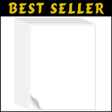 Load image into Gallery viewer, Multipurpose Printable White Sticker Labels - 500 Sheets 8.5x11 Flexible Use