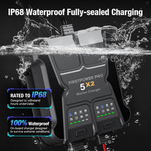 Load image into Gallery viewer, IP68 Onboard Battery Charger - 2-Bank, 10A for SLA/Lithium &amp; Calcium Batteries