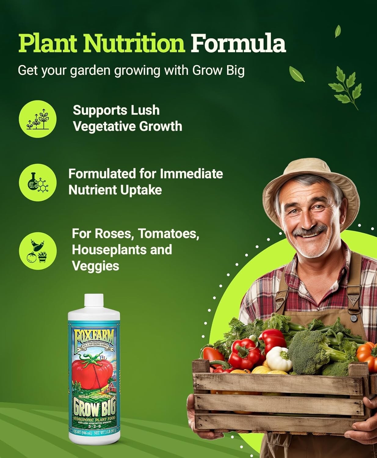 Fox Farm Hydro Nutrient Trio for Hydroponics: Vivid Growth & Abundant Blooms