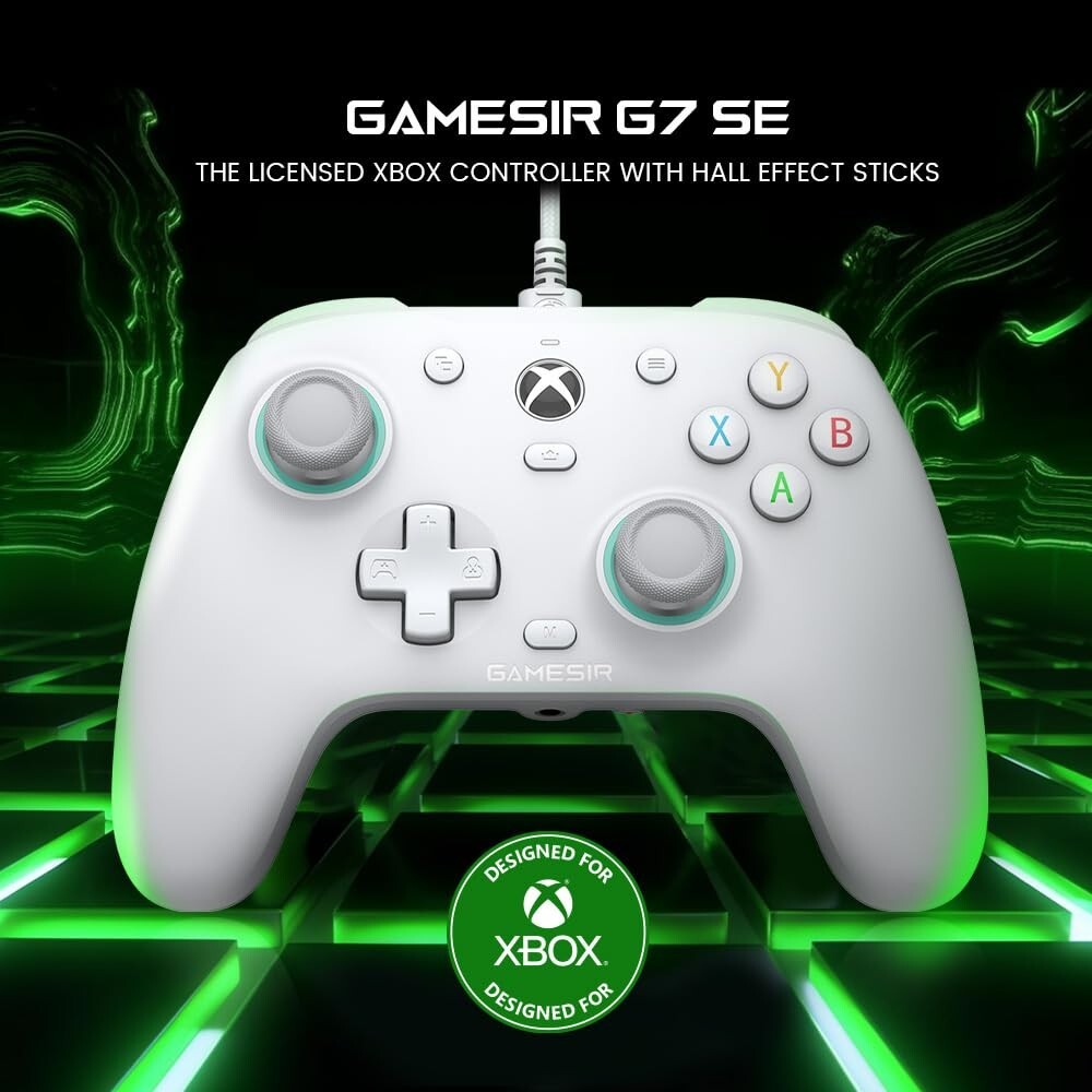 G7 SE Wired Controller for Xbox Series X|S & One with Hall Effect Joysticks