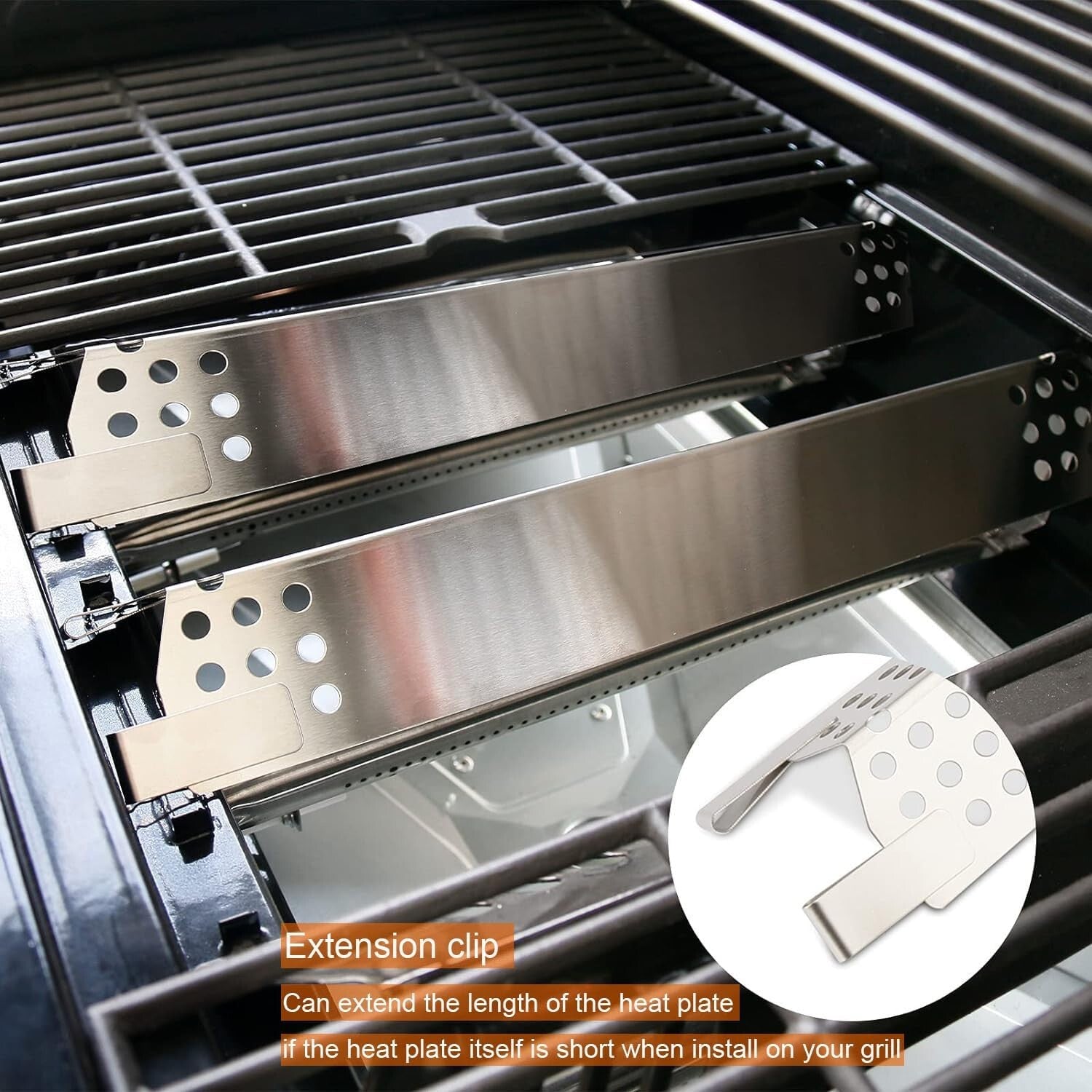 Master Forge Grill Replacement Parts - Stainless Steel Burners & Heat Plates