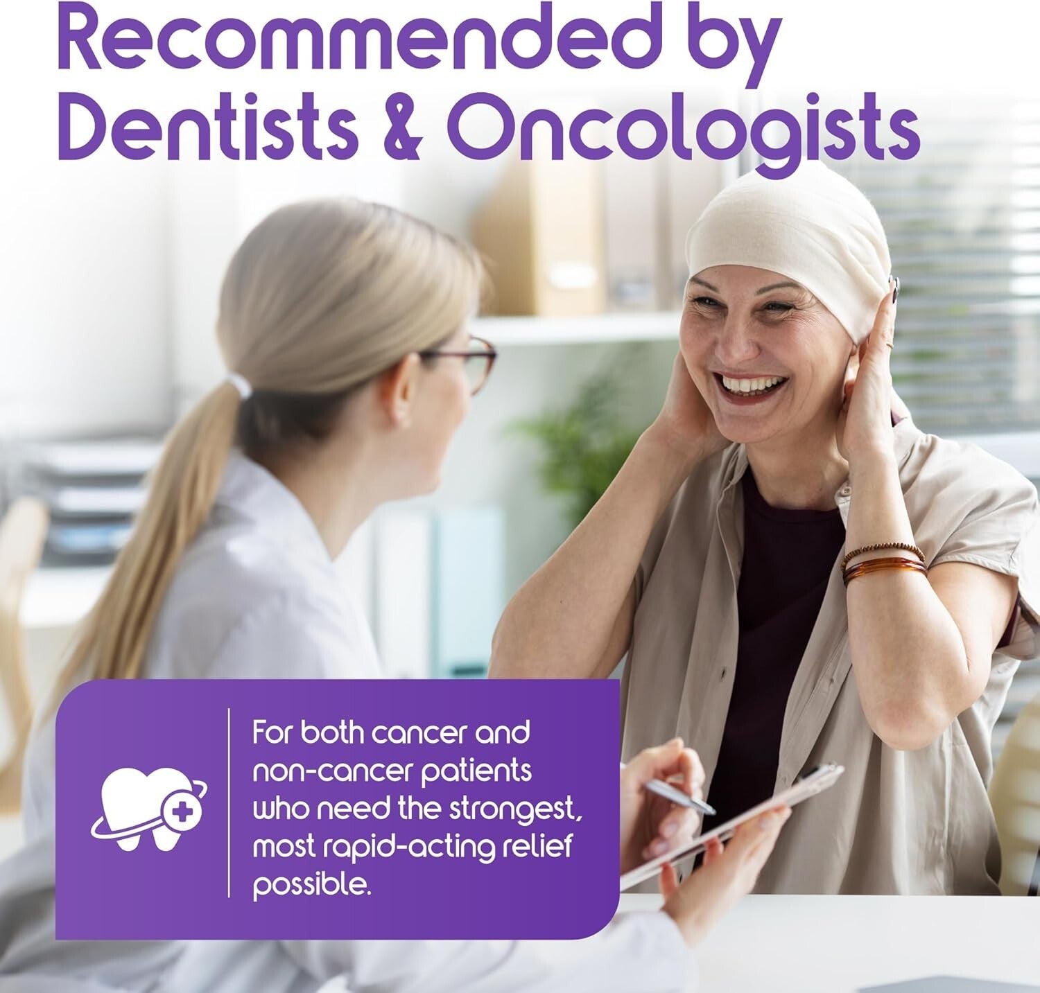 Max Relief ioRinse MR: Oncologist-Approved Oral Rinse for Sensitive Mouths - 1L