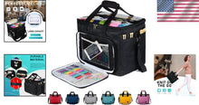 Load image into Gallery viewer, Portable Knitting Tote with Inner Divider and Flexible PVC - Ideal for Crafters