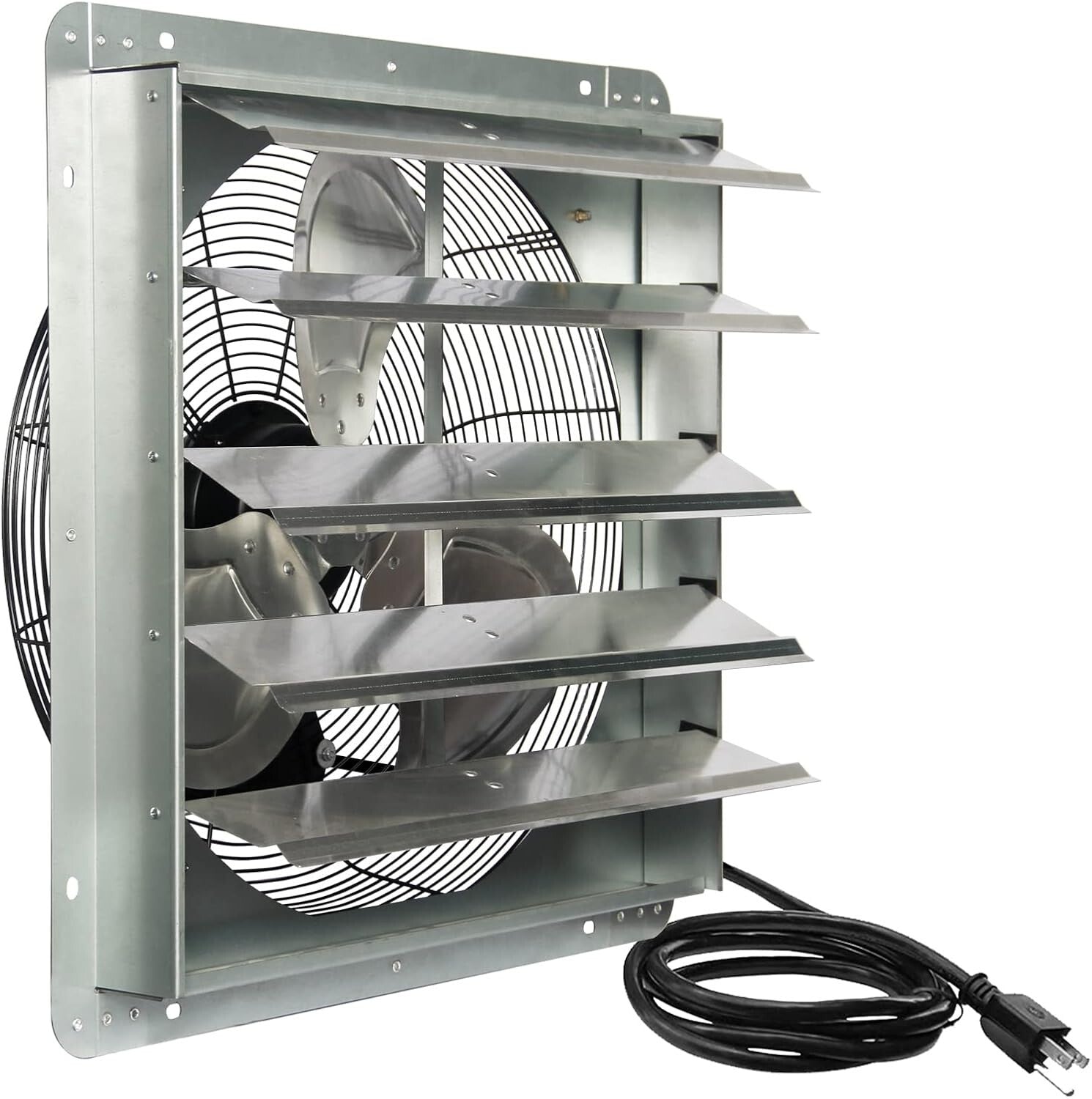 Durable 20 Inch Bladeless Wall Vent Fan - Effortless Setup, 3500 CFM Capacity