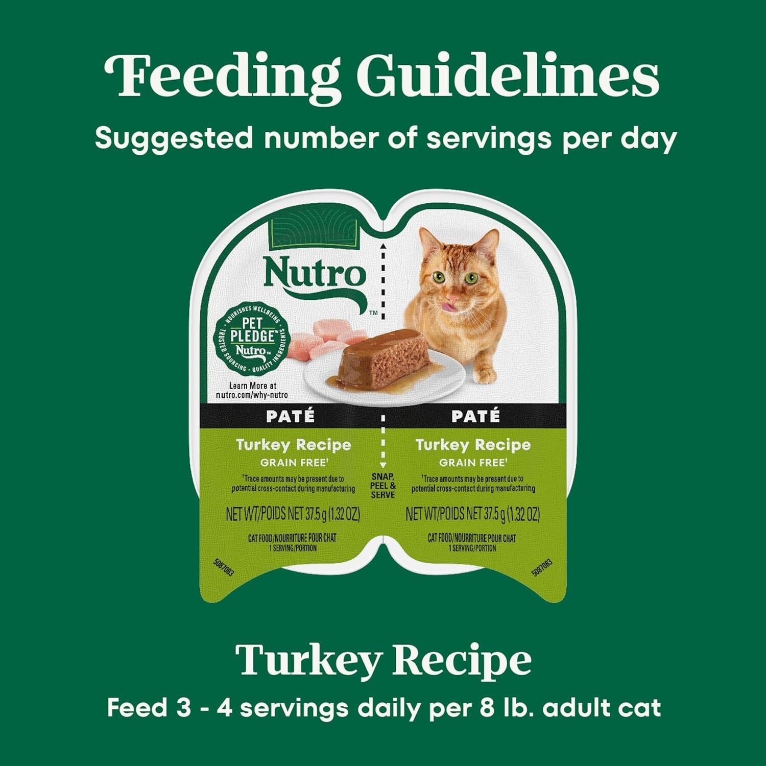Nutritious 24-Pack Turkey Paté Cat Food - Complete Nutrition for All Breeds