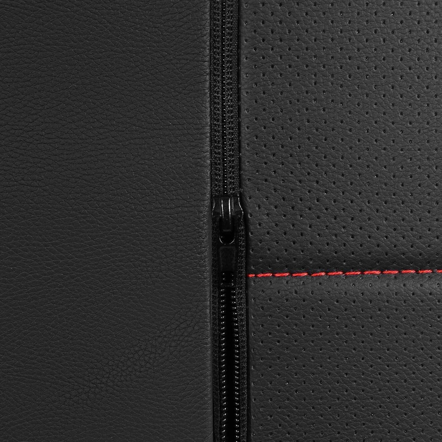 Stylish Universal Waterproof Bench Seat Cover - Faux Leather for Cars & Trucks