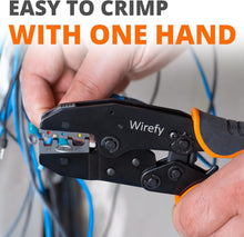 Load image into Gallery viewer, Durable Carbon Steel Crimping Tool Set - Comfortable Grip with Lifetime Warranty