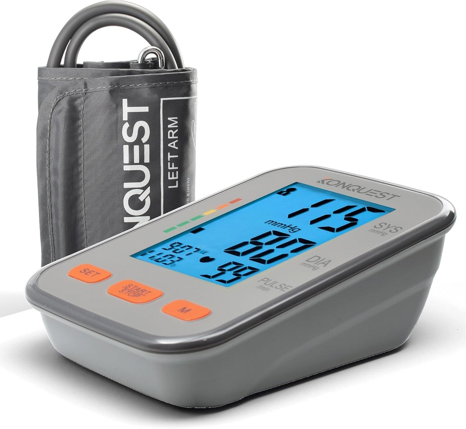 Automatic Upper Arm Blood Pressure Monitor with Extra Large Cuff & LCD Display