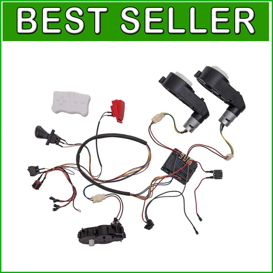Children's DIY Electric Car Kit: No-Solder Wiring Harness & Remote Control Gear