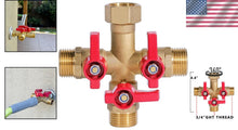Load image into Gallery viewer, Versatile Heavy-Duty 3-Way Hose Splitter - Perfect for Garden Irrigation Needs