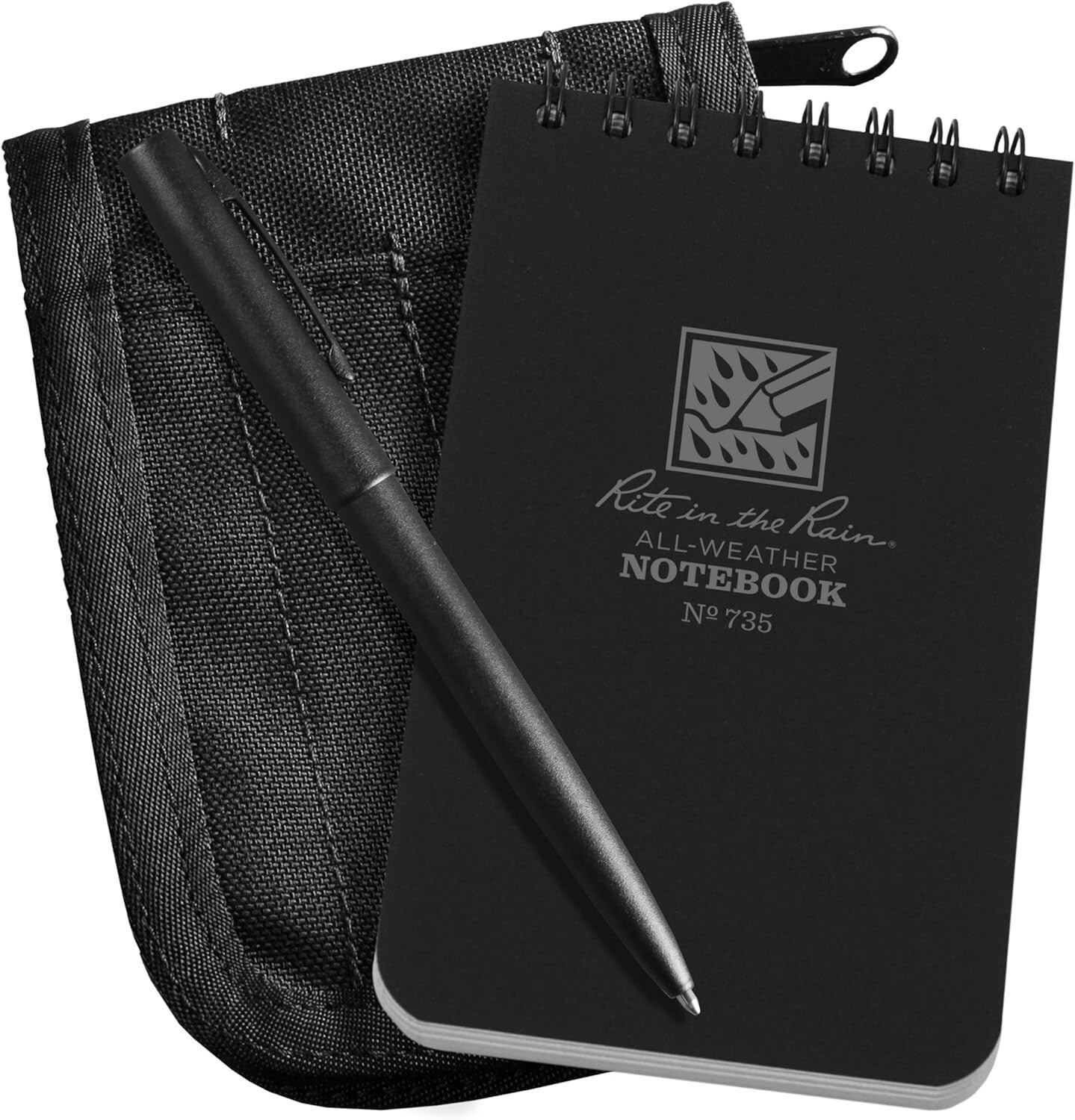 All-Weather 3" x 5" Writing Kit with CORDURA Fabric Notebook & Reliable Pen