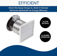Load image into Gallery viewer, Compact 6-Inch Exhaust Fan with Remote Control - For Efficient Ventilation