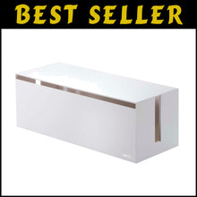 Load image into Gallery viewer, Compact &amp; Elegant Cable Box for Power Strips – Stylish Desktop &amp; Floor Storage