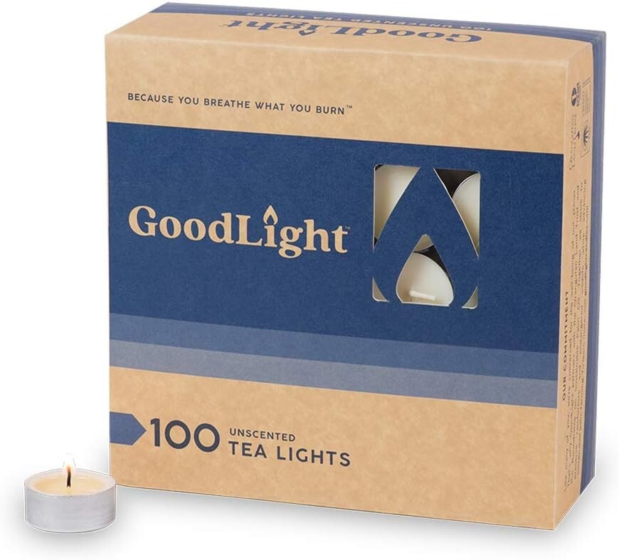 400-Pack Unscented Tea Light Candles with 4-Hour Burn Time - Eco-Friendly Glow