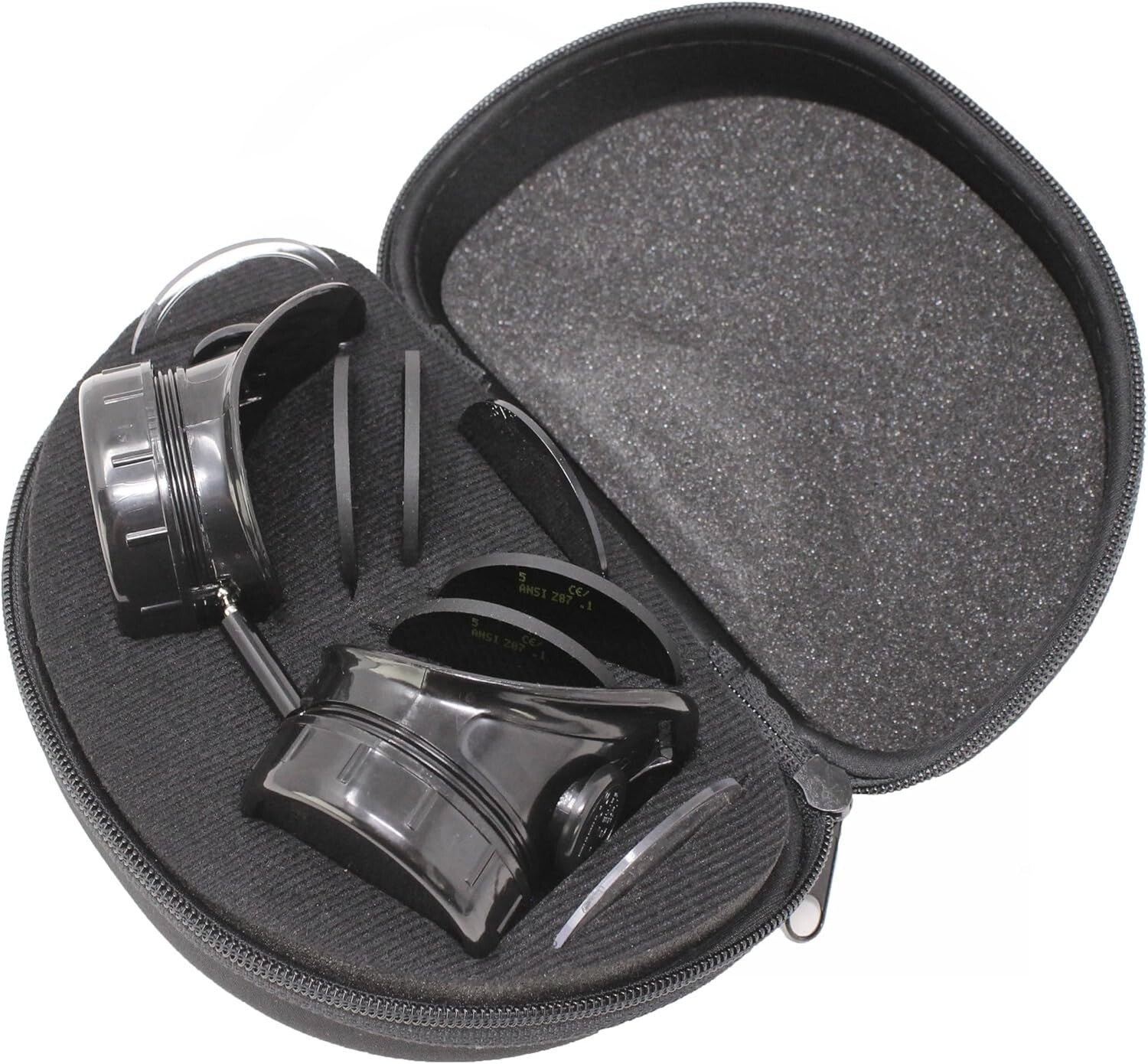 Industrial Quality Adjustable Welding Goggles with UV Protection & Scratch Re...