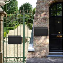 Load image into Gallery viewer, Contemporary Secure Wall Mount Mailbox - Large Capacity with Key Access